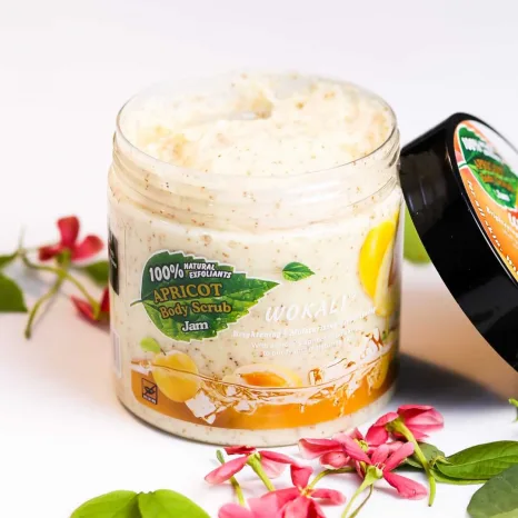 Wokali Apricot Body Scrub Jam