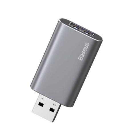 Baseus ACUP-C0A Enjoy music u-disk (64G) Tarnish Specification : Brand: Baseus Memory capacity_ 64 GB USB standard_ 2.0 Data transfer rate_ 480 Mbps Dimensions: 52.5mm x 23.9mm x 8.9mm Weight: 12 g Built-in USB charging port Feature : Built-in USB charging port Rapid data transfer 480 Mbps (USB 2.0) No drivers – Plug & Play Compatible with many devices Thanks to the modern solution, which is an additional USB port, you can simultaneously play music from a pendrive and charge the phone while driving. The built-in USB port is used to connect the phone to charge the battery while playing music from a pendrive. Thanks to this solution you can make better use of the USB connector in your car. Listen to your favorite music while driving Fast data transmission and high sound quality.