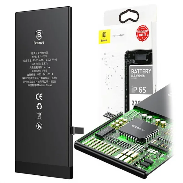 Baseus BS-IP6S iPhone 6S Lithium Ion Polymer 2200mAh Battery