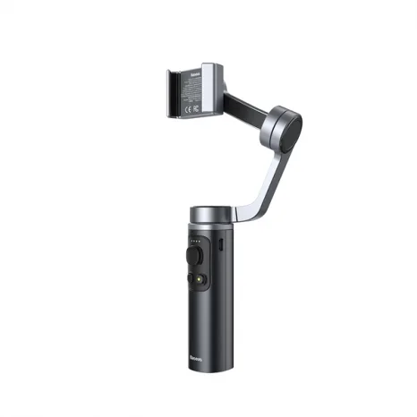 Baseus Control Smartphone Handheld Folding Gimbal Stabilizer Compact and Easy to Fold Anti-shake Metal Arms Six-Axis Attitude Sensing Control Vertical and Horizontal at Will Smart Follow Recording