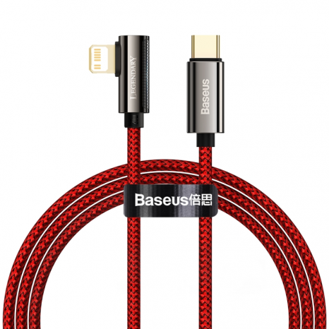 Baseus Legend Series Elbow Fast Charging Data Cable Type-C to iP PD 20W 1m Red (CACS000209)