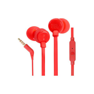 JBL TUNE 110 In-Ear Headphones – Red